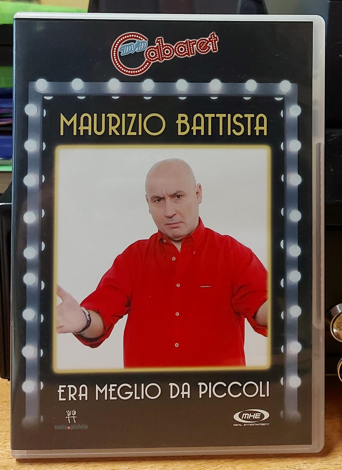 Maurizio Battista Era meglio da piccoli DVD - retro con descrizione e barcode