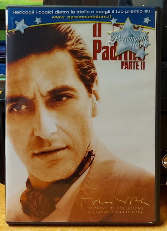 Il padrino Parte II DVD edizione restaurata da Coppola - fronte della custodia