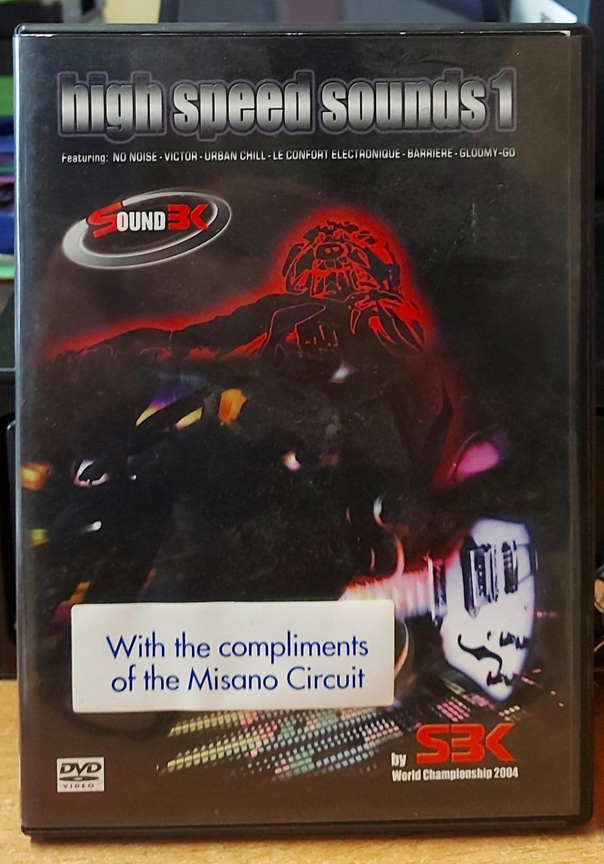 High Speed Sounds 1 DVD SBK 2004 - fronte della copertina