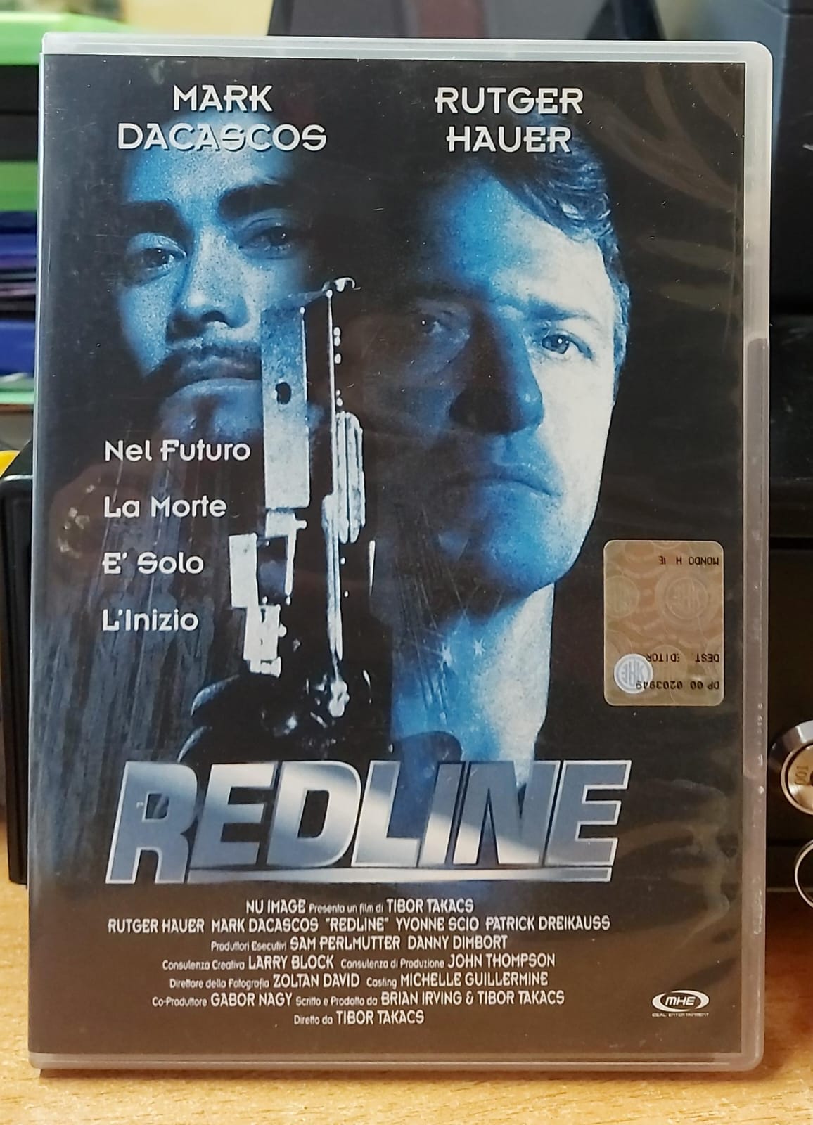 Redline DVD con Rutger Hauer e Mark Dacascos - fronte della copertina