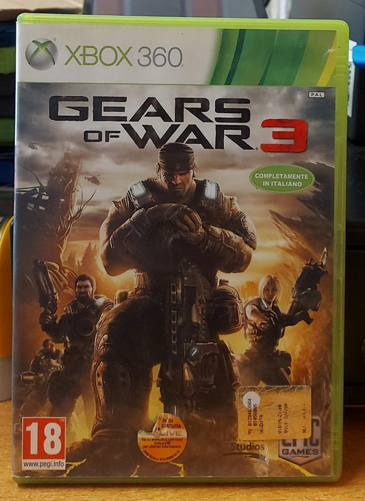 Gears of War 3 – Xbox 360 PAL Italiano con manuale