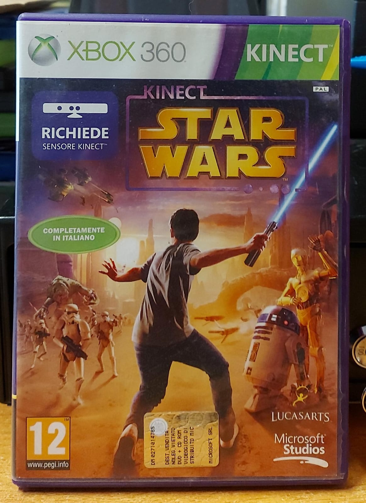 Kinect Star Wars – Xbox 360 PAL Italiano con disco bonus