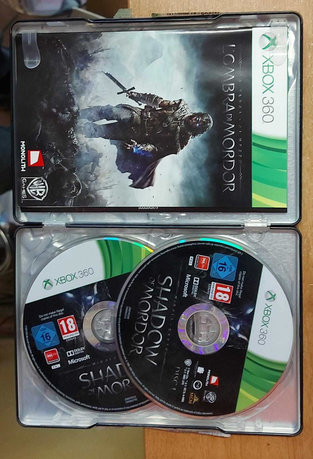 La Terra di Mezzo: L'Ombra di Mordor – Xbox 360 SteelBook