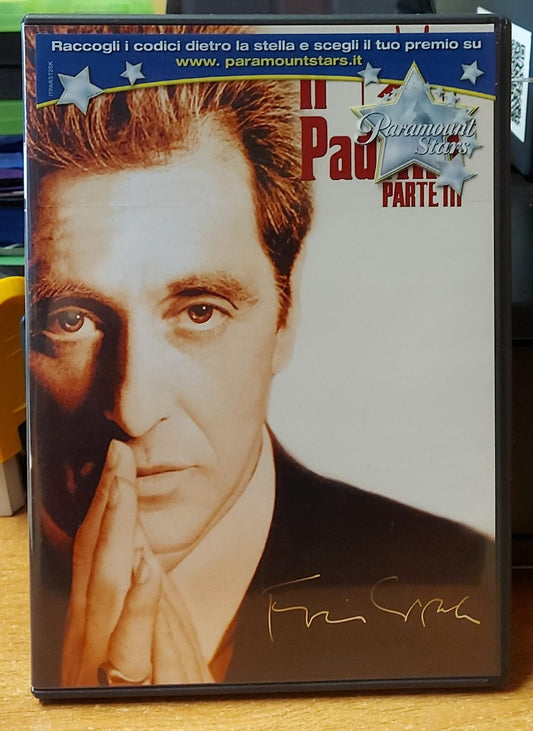 Il Padrino – Parte III – DVD Rimasterizzato con Al Pacino Usato