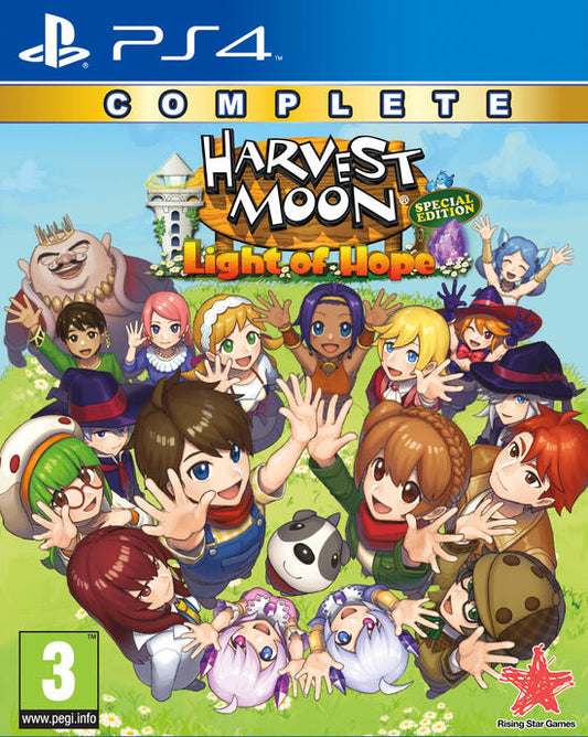 HARVEST MOON LIGHT OF HOPE SE - COMPLETE - NUOVO MAI APERTO