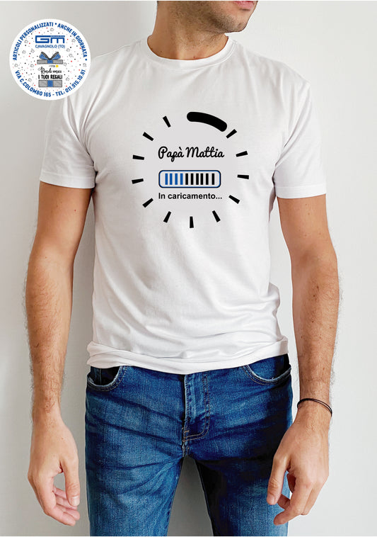 TSHIRT - PAPA' IN CARICAMENTO