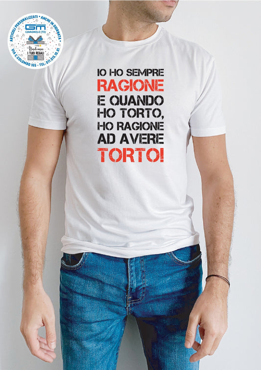 TSHIRT - TORTO RAGIONE